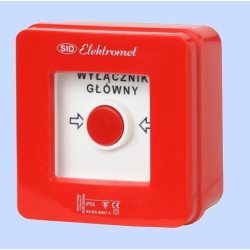 Wyłącznik alarmowy n/t WYŁĄCZNIK GŁÓWNY samoczynny WG-1s 921440 Elektromet