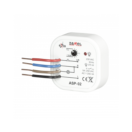 Automat schodowy 230V AC dopuszkowy ASP-02 Zamel
