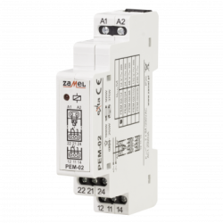 Przekaźnik elektromagnetyczny 12V AC/DC 2x8A PEM-02/012 Exta Zamel