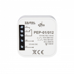 Przekaźnik elektromagnetyczny dopuszkowy 10A 12V AC PEP-01/012 Exta Zamel