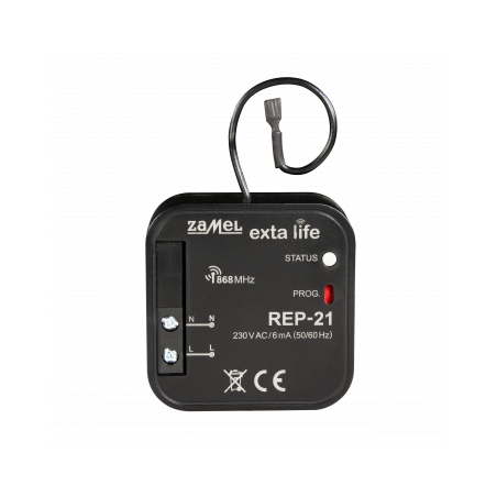 Retransmiter systemu EXTA LIFE dopuszkowy REP-21 Exta Life Zamel