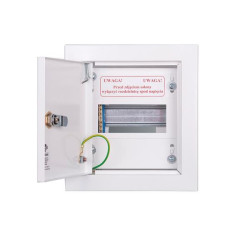Rozdzielnica podtynkowa metalowa RW-0NN 1x6S IP30 Kubiak