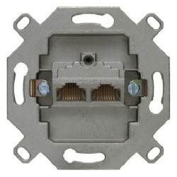 Mechanizm gniazda RJ45 podwójnego kat. 6 455501 Berker