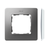 Ramka pojedyncza aluminium/biały 8200610-093 Simon82 Detail Kontakt-Simon