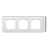 Ramka potrójna biały/aluminium 8201630-243 Simon82 Detail Kontakt-Simon