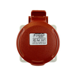 Gniazdo siłowe tablicowe 16A 5P 400V IP44 23371 Famatel