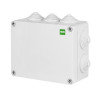 Puszka natynkowa hermetyczna IP55 249x198x81 szara z dławicami Industrial 2716-02 Elektro-Plast