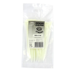 Trytytki opaski kablowe NOK 4/140 białe (100 szt.) 3378112 Next