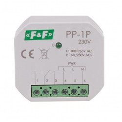 Przekaźnik elektromagnetyczny PP-1P 230V F&F