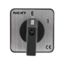 Łącznik krzywkowy 0-1 4P 16A mini (48x48) do wbudowania 2248726 NEXT