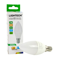 Żarówka LED świeczka 7W 600lm E14 3000K 111288 Lightech