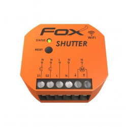Sterownik rolet Wi-Fi 230V Wi-STR1S2-P SHUTTER FOX F&F