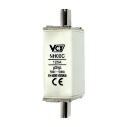 Bezpiecznik mocy NH00C 125A WT-00/gG VCX