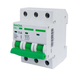 Wyłącznik nadprądowy C 3P 10A  6kA SB6L Gacia