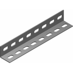 Kątownik perforowany ocynkowany 25x25mm KTP25H25/2 620220 Baks