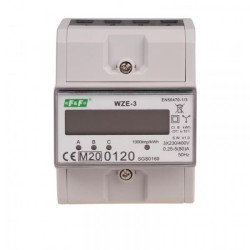Licznik energii 3-fazowy na szynę TH-35 WZE-3 MID F&F