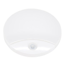 Plafoniera LED TAWAN 10W 940lm 4K IP44 czujnik PIR biała C38-ST41-104-PIR Bemko