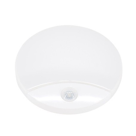 Plafoniera LED TAWAN 10W 940lm 4K IP44 czujnik PIR biała C38-ST41-104-PIR Bemko