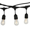 Girlanda ogrodowa czarna sznur 5m na 10xE27 3698 V-TAC