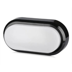 Oprawa kanałowa LED 8W 560lm 3K owalna czarna 1308 VT-8038 V-TAC