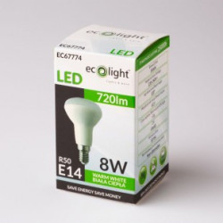 Żarówka LED R50 E14 8W 720lm 3K EC67774 EcoLight Żarówka LED R50 E14 8W 720lm 3K EC67774 EcoLight