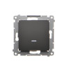 Łącznik pojedynczy podświetlany czarny mat DW1L.01/49 Kontakt Simon54