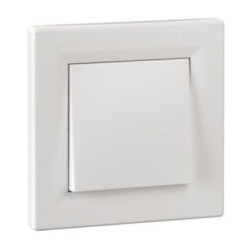 Łącznik krzyżowy IP44 p/t z ramką biały EPH0500221 ASFORA Schneider Electric