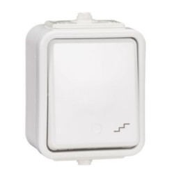 Łącznik schodowy natynkowy IP44 WNT600C01 biały Cedar Schneider Electric