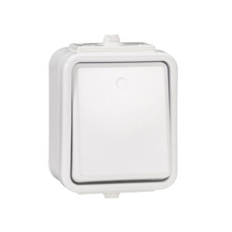 Łącznik pojedynczy natynkowy IP44 WNT100C01 biały Cedar Schneider Electric