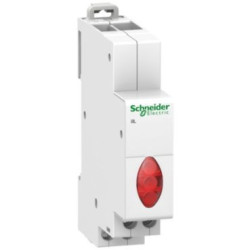 Lampka sygnalizacyjna 3-fazowa czerwona 230-400V na szynę TH35 A9E18327 Schneider Electric