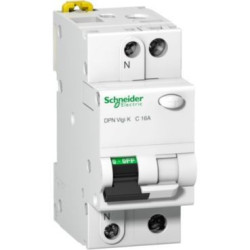 Wyłącznik różnicowoprądowy z członem nadprądowym VIGI K 2P B16A 30mA typ A A9D23616 Schneider Electric