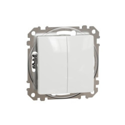 Łącznik podwójny SDD111105 biały biały Sedna Design & Elements Schneider