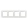 Ramka poczwórna SDD311804 biała Sedna Design & Elements Schneider