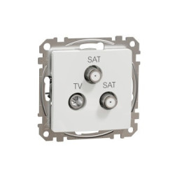 Gniazdo TV-SAT-SAT końcowe 4dB białe SDD111481S Sedna Design & Elements Schneider