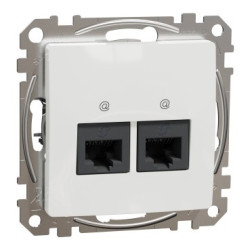 Gniazdo RJ45 podwójne SDD111462 białe kat. 6 Sedna Design & Elements Schneider