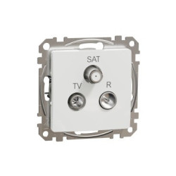 Gniazdo R-TV-SAT końcowe 4dB białe SDD111481 Sedna Design & Elements Schneider