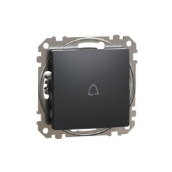 Przycisk dzwonek SDD114131 antracytowy Sedna Design Schneider