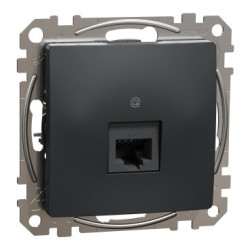 Gniazdo RJ45 UTP pojedyncze SDD114461 antracyt kat. 6 Sedna Design & Elements Schneider