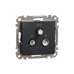 Gniazdo R/TV/SAT końcowe 4dB antracyt SDD114481 Sedna Design & Elements Schneider