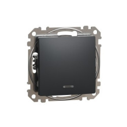 Łącznik pojedynczy SDD114101L antracyt podświetlany Sedna Design & Elements Schneider