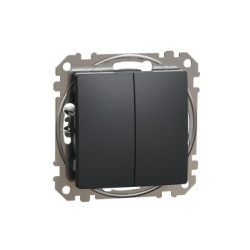 ﻿Łącznik podwójny SDD114105 antracyt Sedna Design & Elements Schneider