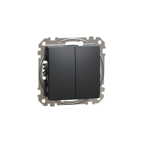 ﻿Łącznik podwójny SDD114105 antracyt Sedna Design & Elements Schneider