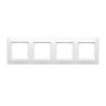 Ramka 4-krotna karton-gips biała DRK4/11 Kontakt Simon54