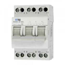 Przełącznik modułowy 1-0-2 BX9G 40A 3P LC-Tec