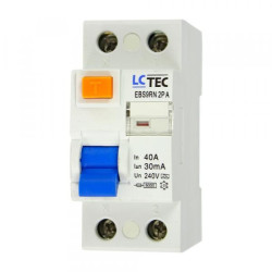 Wyłącznik różnicowoprądowy 2P 40A 30mA AC EBS9RN LC-Tec