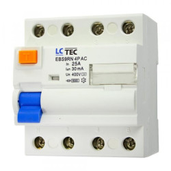 Wyłącznik różnicowoprądowy 4P 25A 30mA AC EBS9RN LC-Tec