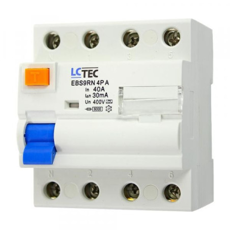 Wyłącznik różnicowoprądowy 4P 40A 30mA A EBS9RN LC-Tec