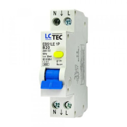 Wyłącznik różnicowo-nadprądowy 1P B 20A 30mA AC EBS1LE LC-Tec