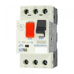Wyłącznik silnikowy EGV2-M 6,0-10A LC-Tec