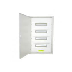 Rozdzielnica modułowa 4x18 p/t z zamkiem RP18-4z (RP-72z) Elektro-met